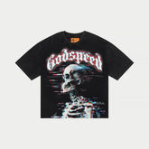 GODSPEED GLITCHY Black Tee