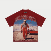 Godspeed Speed Racer T-Shirt Crimson Red