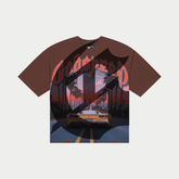 Godspeed Sunset BLVD T-Shirt Brown