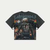 Godspeed Biker Nation Grey Wash Tee