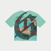 Godspeed Miami Surf Club Teal Tee