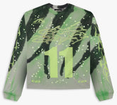 Hellstar Green Tye-Dye Moto Longsleeve