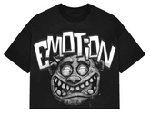 Mixed Emotions Black “Monster” Cropped Tee
