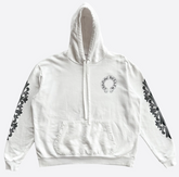 Chrome Hearts Hoodie Horseshoe Logo White