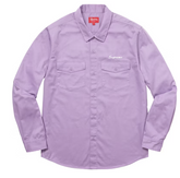 Supreme Waste Work Shirt Dusty Purple Pre-Owned