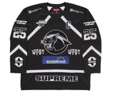 Supreme Rhinestone Hockey Jersey Black