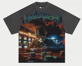 Godspeed Life's A Gamble Grey Wash Tee