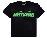 Hellstar Classic Tee (Gel Print) Black/Green