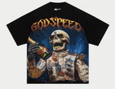 Godspeed Victory Toast Tee Grey Wash