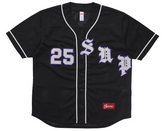 Supreme Old English Baseball Jersey Black