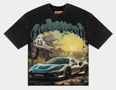 Godspeed Sunset Drift T-Shirt Grey wash