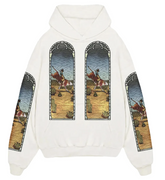 Who Decides War x EST Gee Stained Glass "White" Hoodie