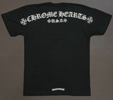 Chrome Hearts U.S.A Scroll Black Tee