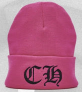 Chrome Hearts Pink CH Beanie