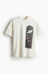 Who Decides War x Jean-Michel Basquiat x H&M Window Cream Tee