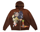 Travis Scott x Ecko Maintaining Zip Hoodie Brown