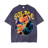 Solace Sound Of The People Purple Tee