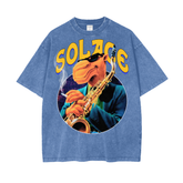 Solace Sound Of The People Blue Tee