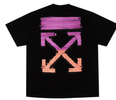 Off-White Marker Over Tee 'Astral Aura' Pre-Owned Black