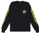 Chrome Hearts Made In Hollywood Pocket Long-Sleeve T-Shirt 'Black/Yellow' Pre-Owned