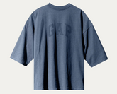 Yeezy Gap Engineered by Balenciaga Dove 3/4 Sleeve Dark Blue Tee