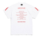 Balenciaga Archive Connected Grey Short Sleeve T-Shirt