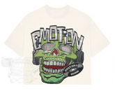 Mixed Emotions Cream “Monster” Cropped Tee