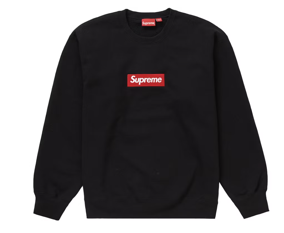 Supreme Box Logo Crewneck (FW22) Black – Overtime By Timeless
