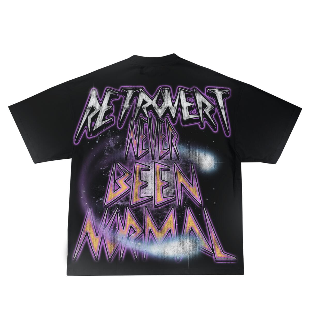 Retrovert Snake Black Tee