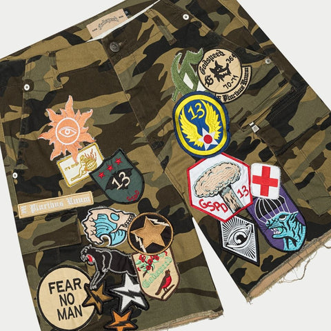 Godspeed Patchwork Cargo Shorts