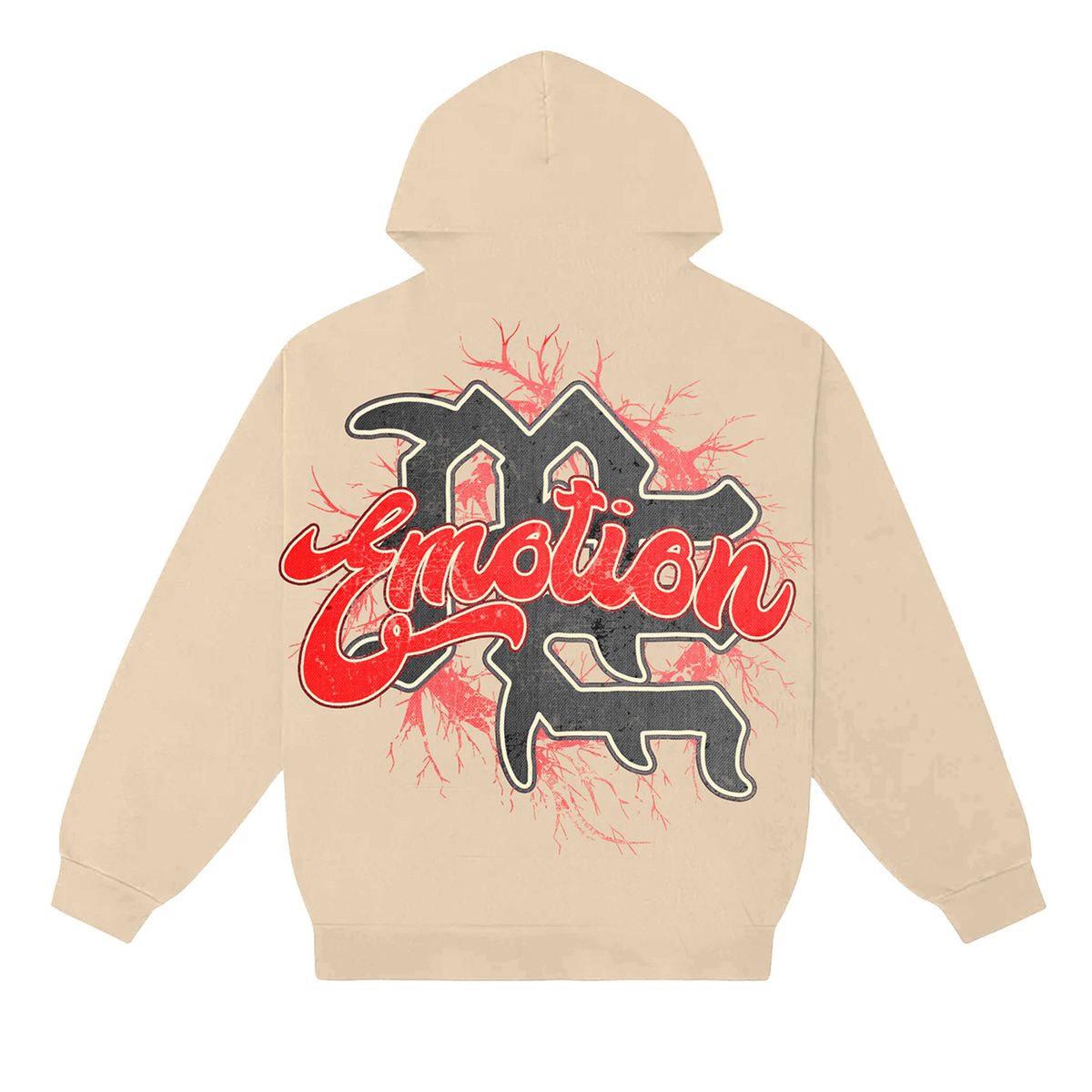 Mixed Emotions 'Blinded' Cream Hoodie