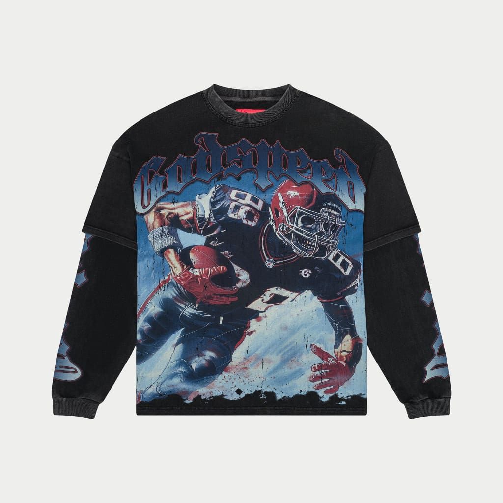 Godspeed Endzone Dual Longsleeve Black Wash