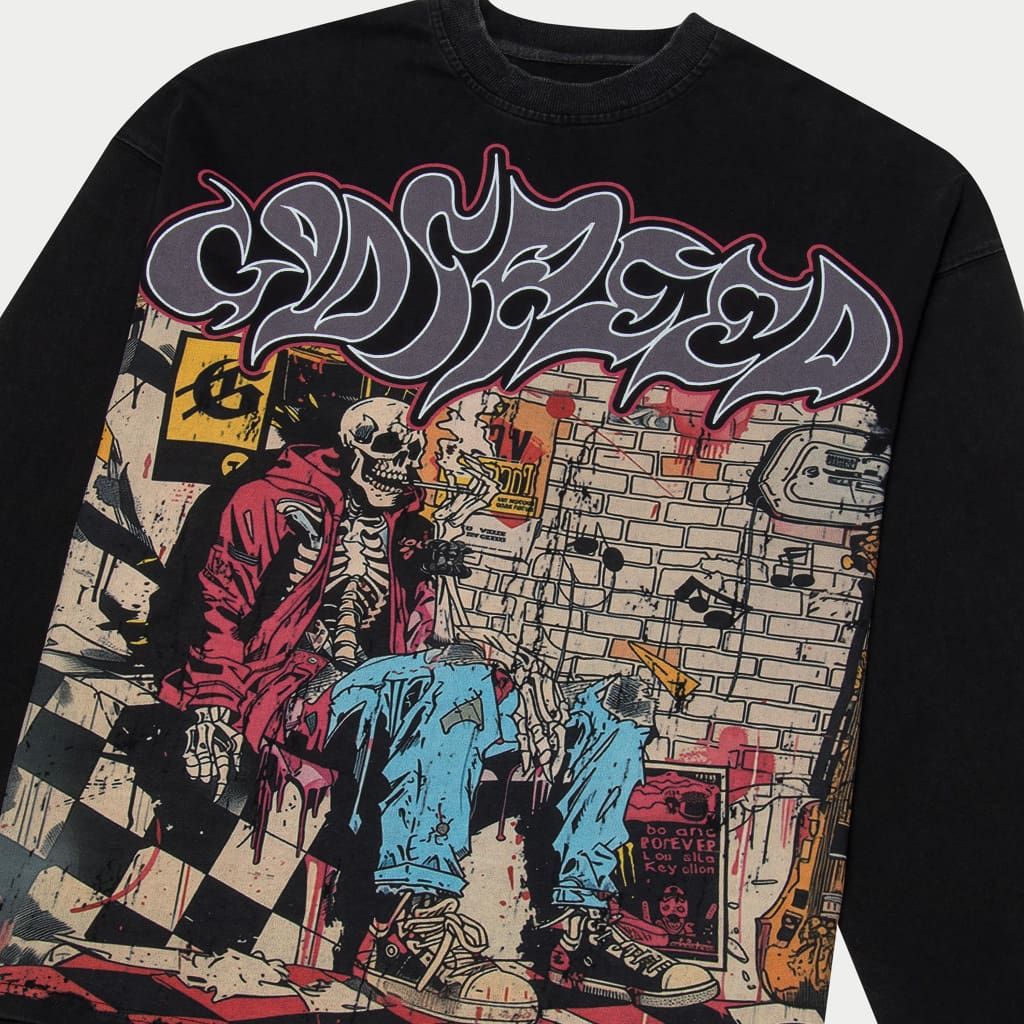 Godspeed Stoner Long Sleeve Black Wash
