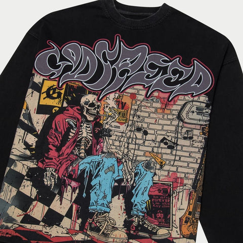 Godspeed Stoner Long Sleeve Black Wash