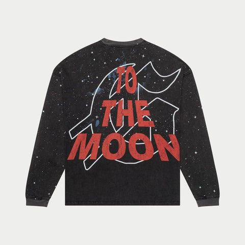 Godspeed No Looking Back Long Sleeve Black Wash