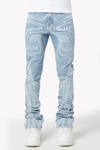 GUAPI Aqua Blue Laser Denim