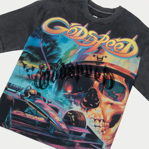 Godspeed F1 Dreams T-Shirt Grey Wash