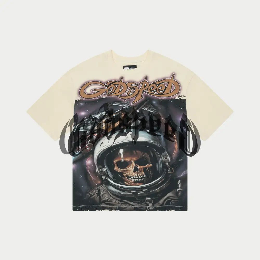 Godspeed Space Traveler T-Shirt Bone