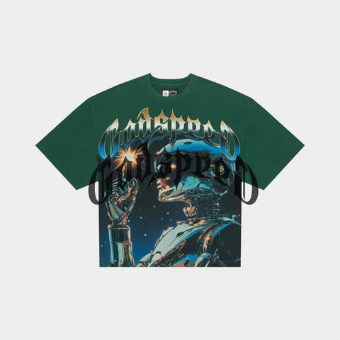 Godspeed Sputnik Moment T-Shirt Hunter Green