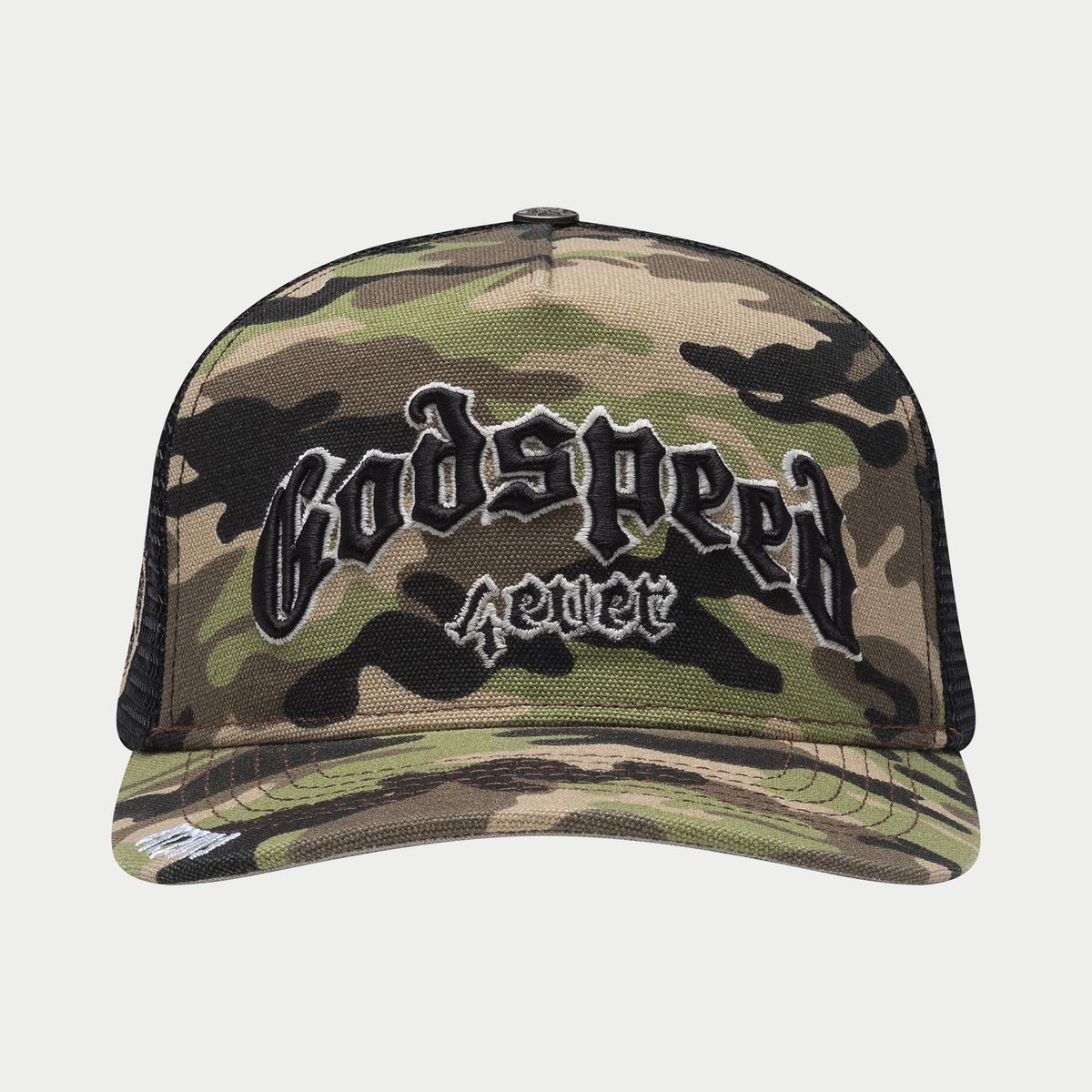 GODSPEED GS FOREVER TRUCKER HAT CAMO