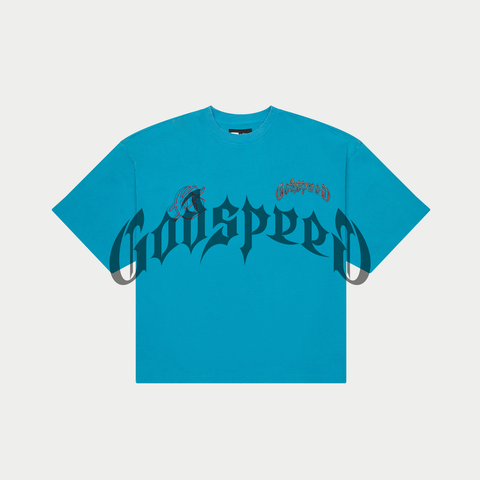 Godspeed Natural Disaster Panther Blue Tee