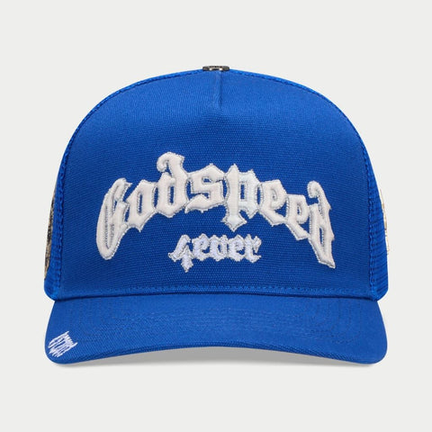 GODSPEED GS FOREVER TRUCKER HAT BLUE