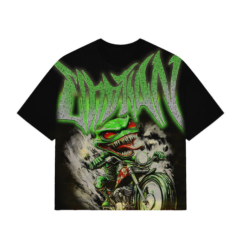 Mixed Emotion 'Goblin' Rhinestone Tee