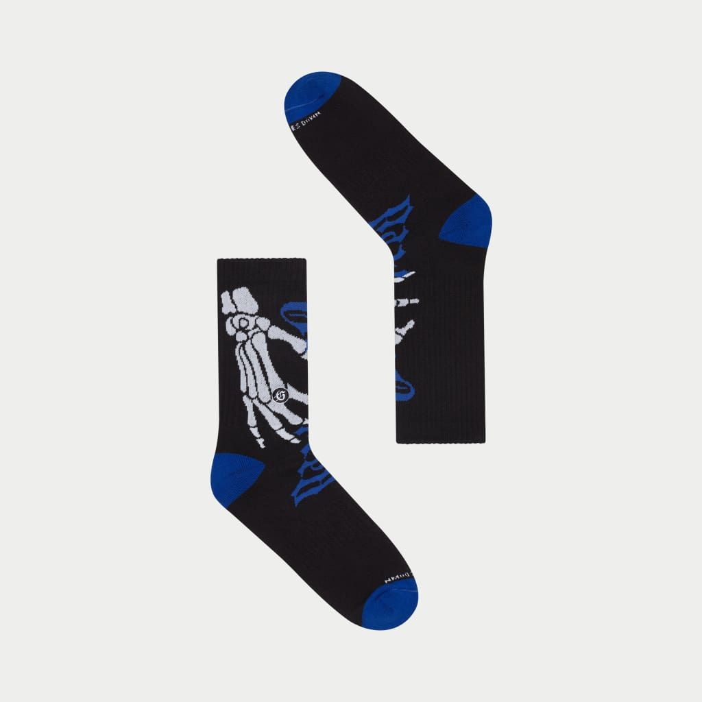 Godspeed Black Blue Ten Toes Down Sock