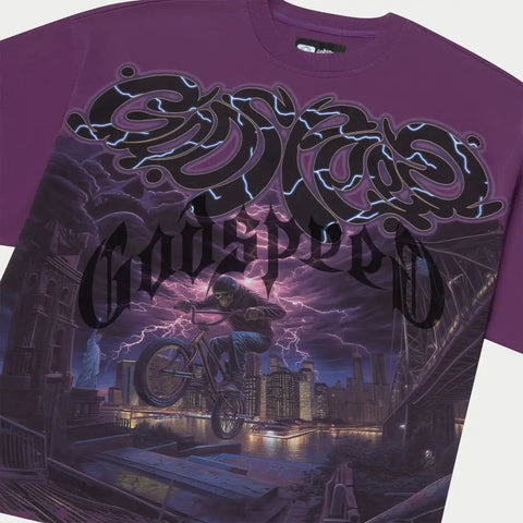 Godspeed B.M.X Grape Tee