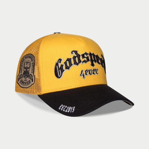 GODSPEED GS Forever Trucker Hat (Yellow/Black)