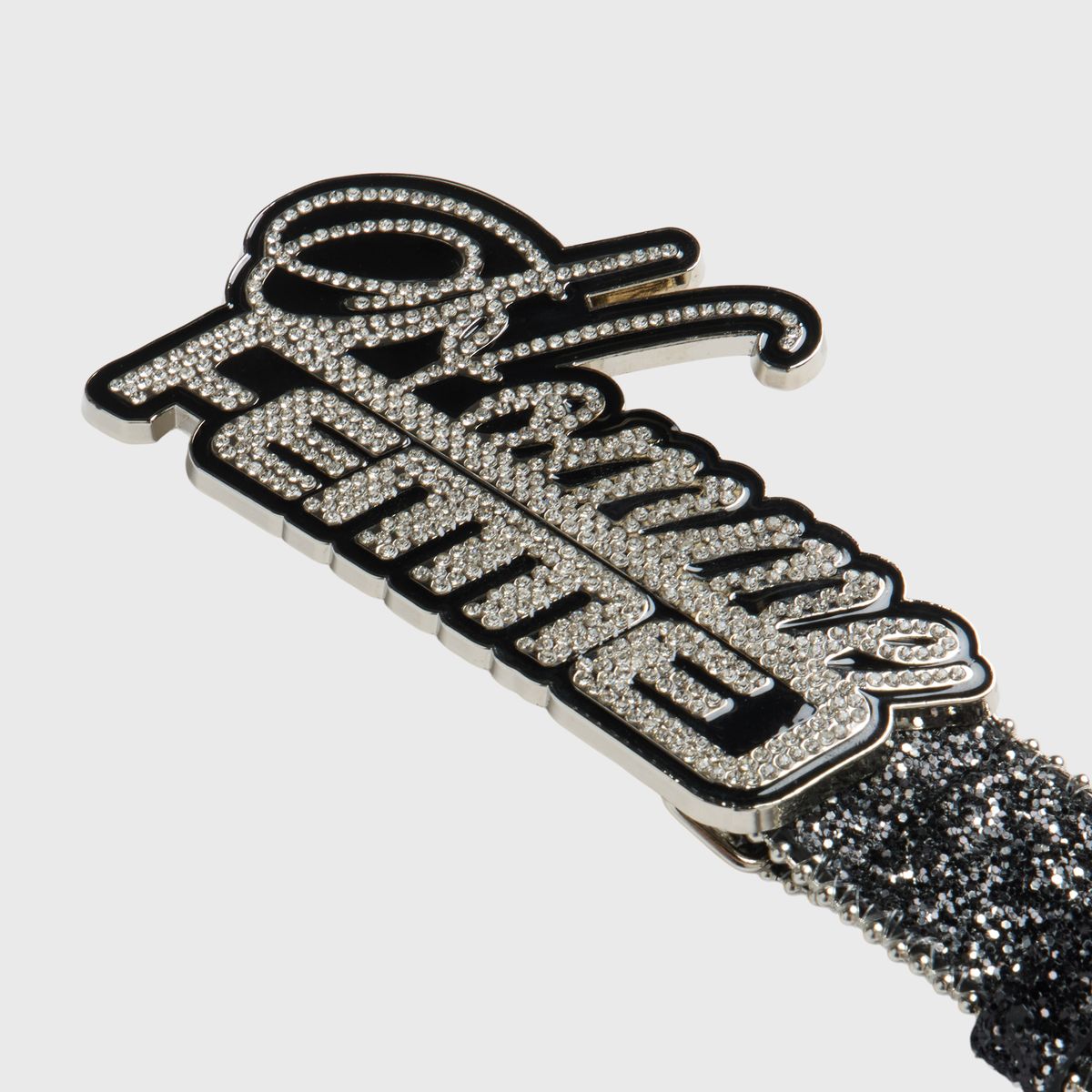 Homme Femme Signature Encrusted Belt