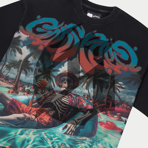 Godspeed Pool Party Black Tee