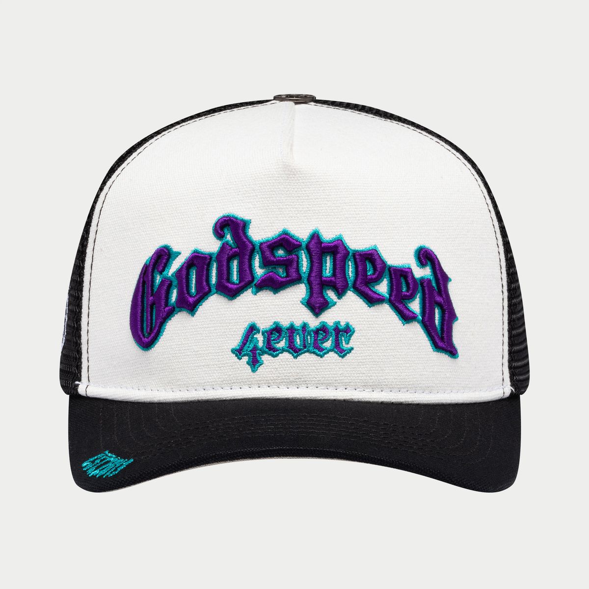 GODSPEED GS FOREVER TRUCKER HAT (White/Black/Purple)