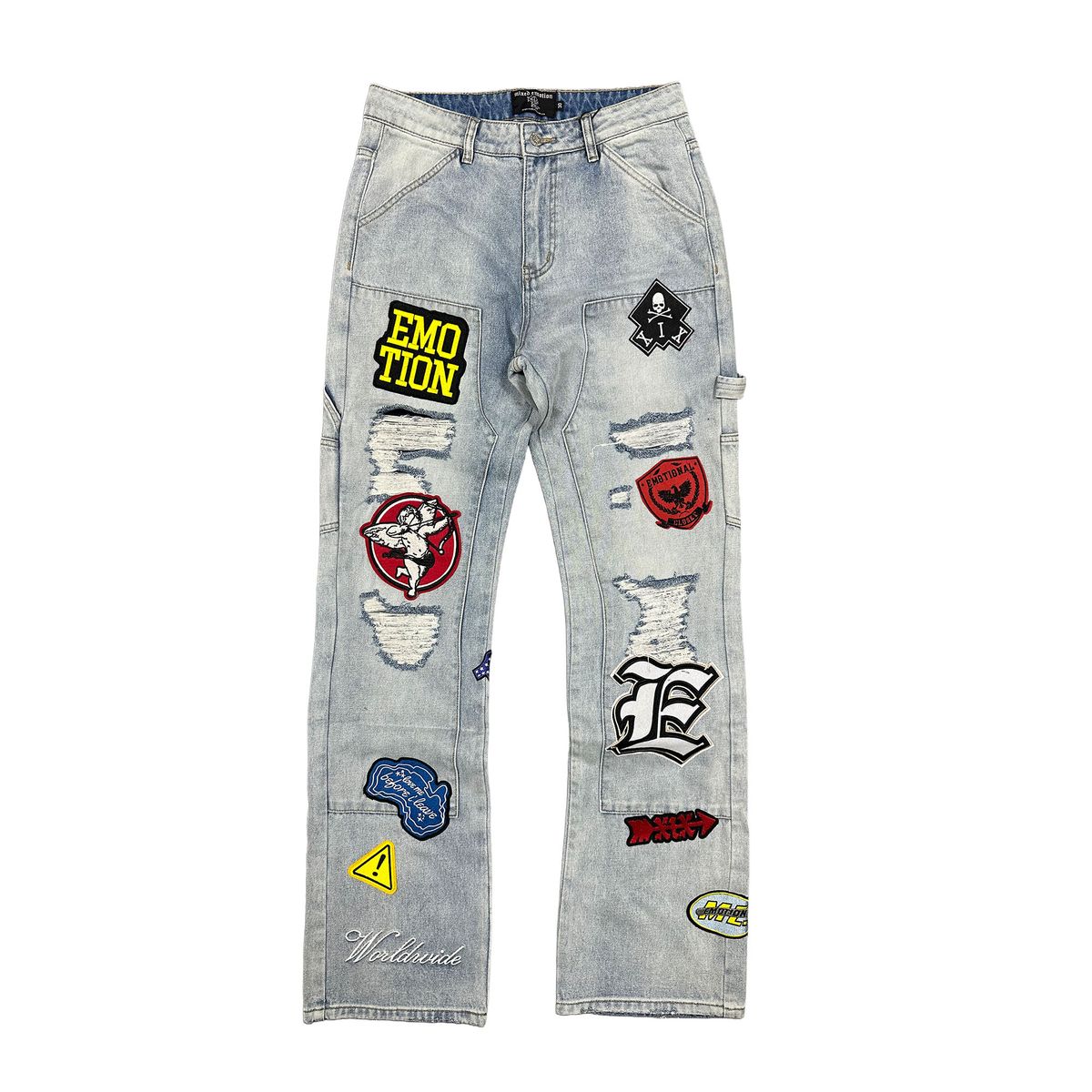 Mixed Emotion Emotion 'Worker' Jeans